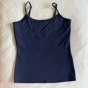 White House Black Market Dark Blue Camisole